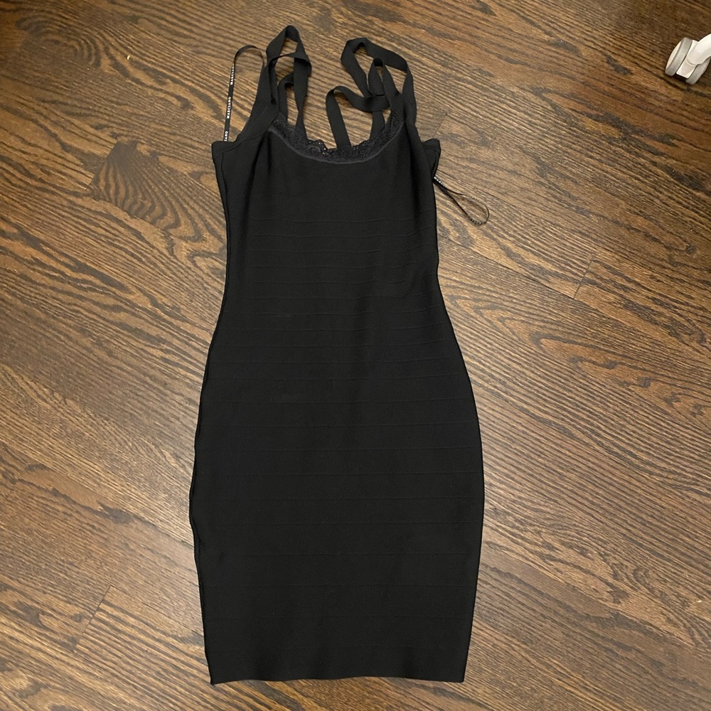 GUESS Marciano Black Bandage Dress